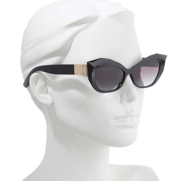Dolce & Gabbana Geometric Cat Eye Sunglasses - Picture 4 of 12